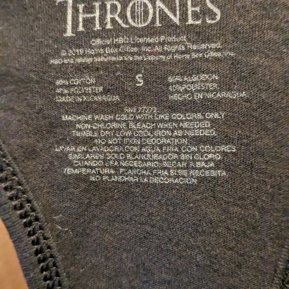 Game of Thrones House Stark Tank Top Size Small - Picture 3 of 4